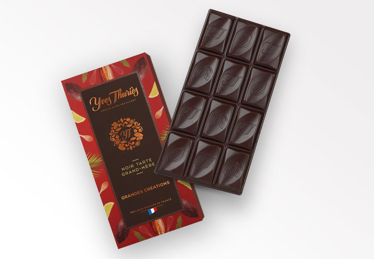 TABLETTE CHOCOLAT NOIR TARTE GRAND-MÈRE