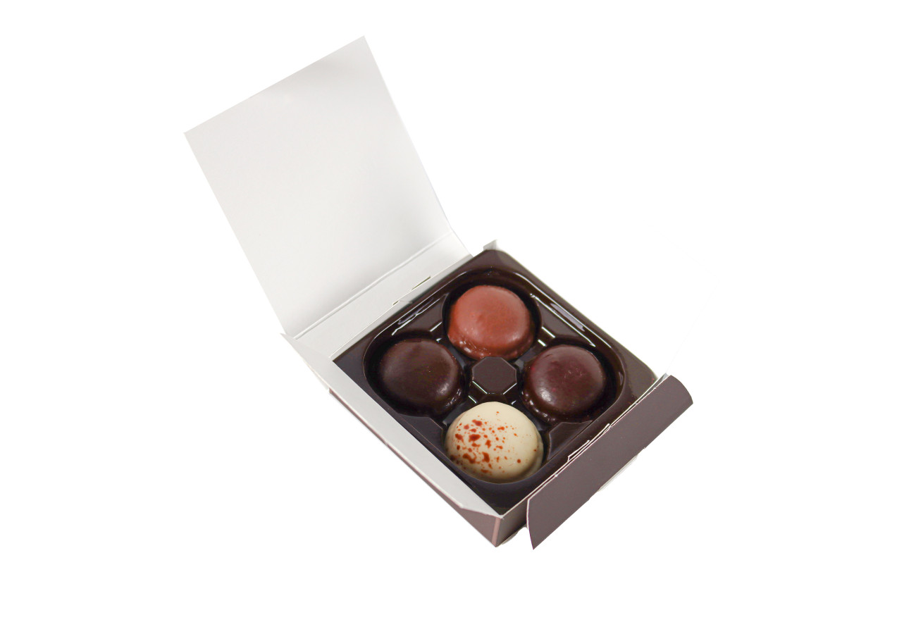COFFRET DEMI-MACARONS X4