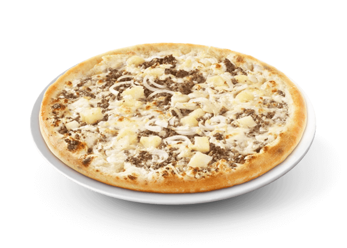 Pizza boisée viande hachée