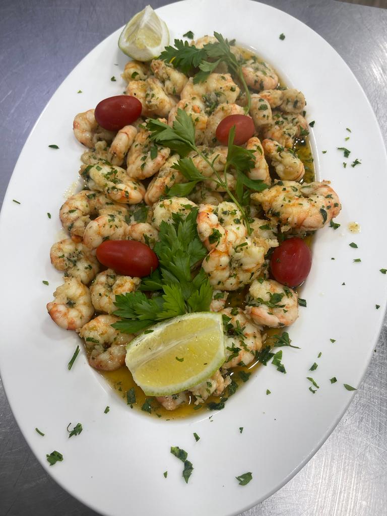 Crevettes décortiquées sautées