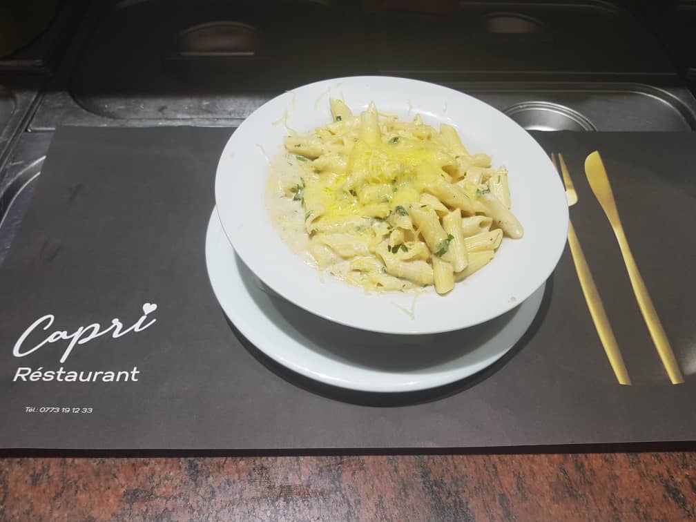 Pasta au Poulet et aux Champignon 