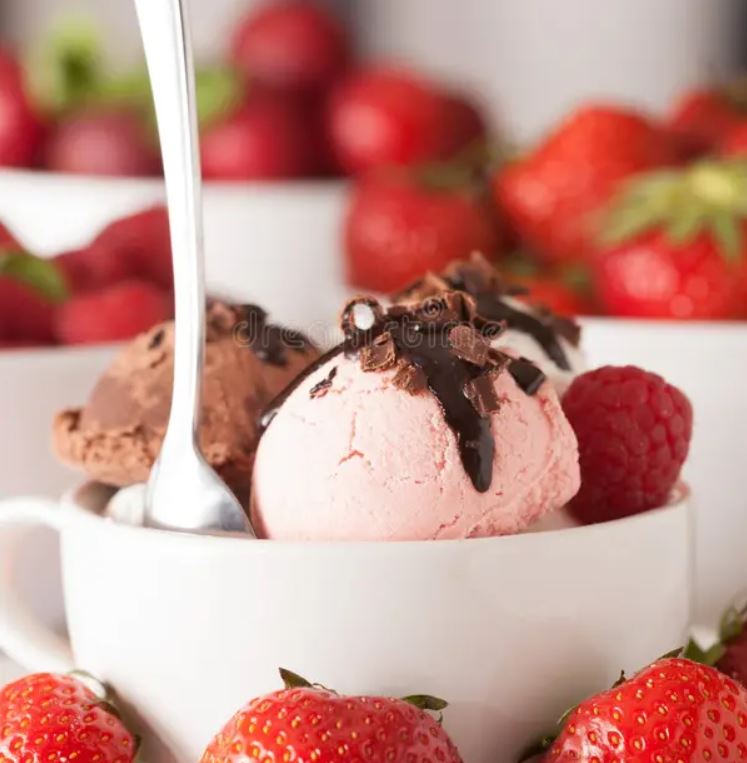 Ice Cream 2 Boules à table