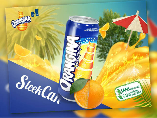 Canette Orangina 33 CL