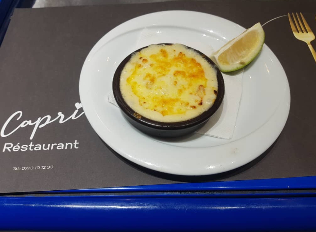 Gratin aux Crevettes 