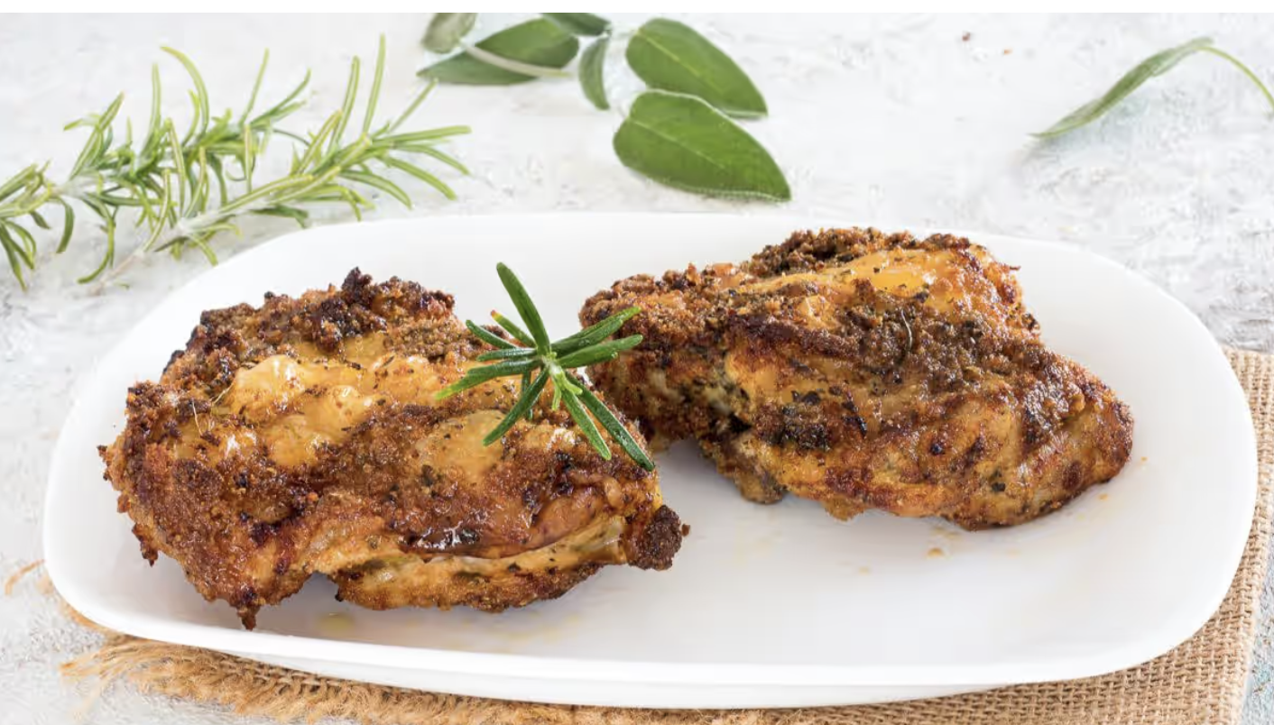 Cuisse de poulet marinée