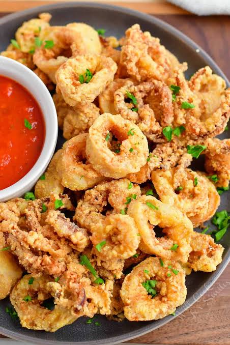 Calamars frits  