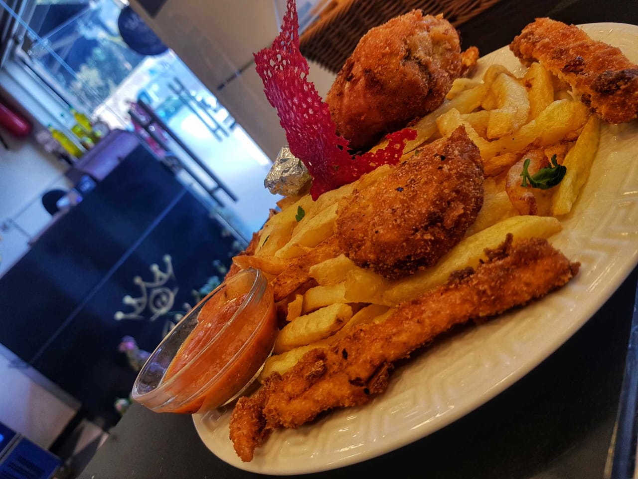 Plat pilons de poulet panés