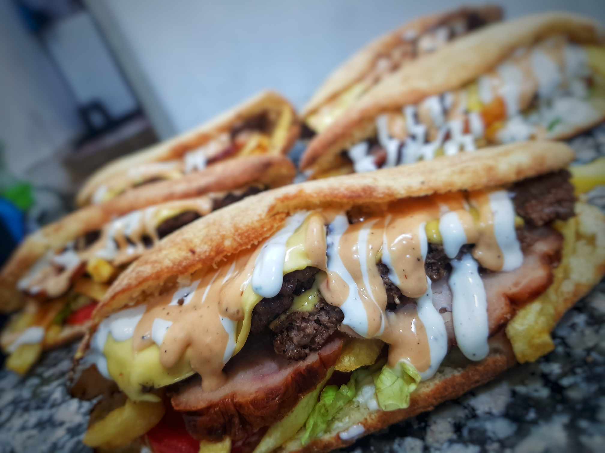 Sandwich viande hachée 