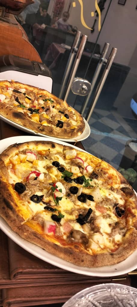 Pizza fruits de mer
