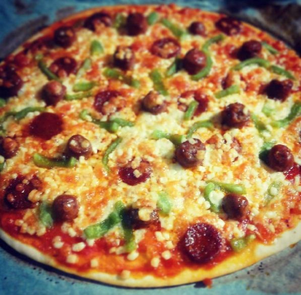 Pizza merguez 