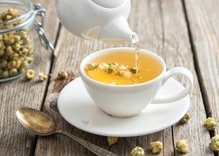 La camomille tisane 