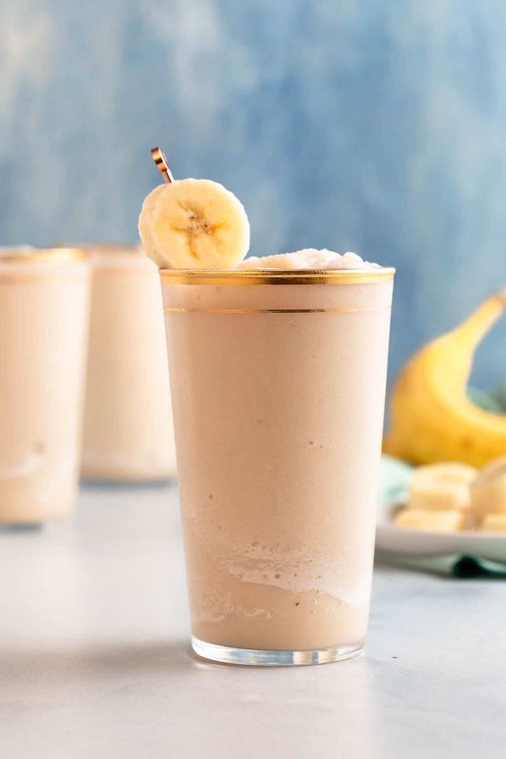 Cocktail banane et lait