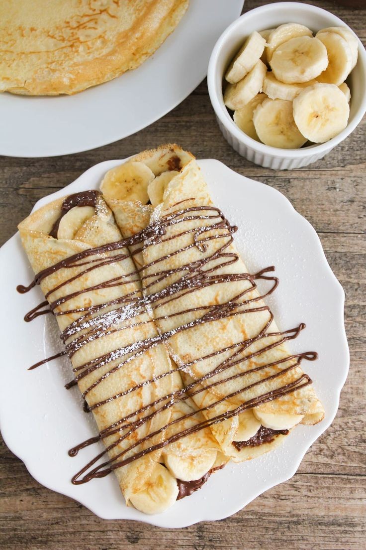 Crêpe banane au Nutella 