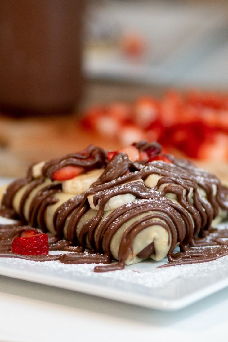 Crêpe fruits au Nutella 