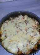 Chiche sauce béchamel champignons 
