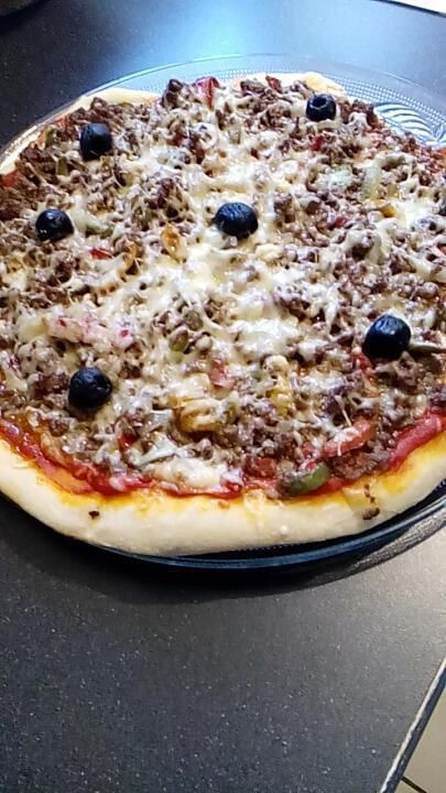 Pizza viande hachée 