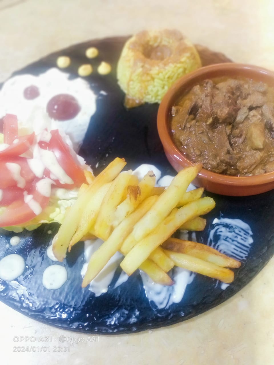 Kabda M'charmla salade varié 