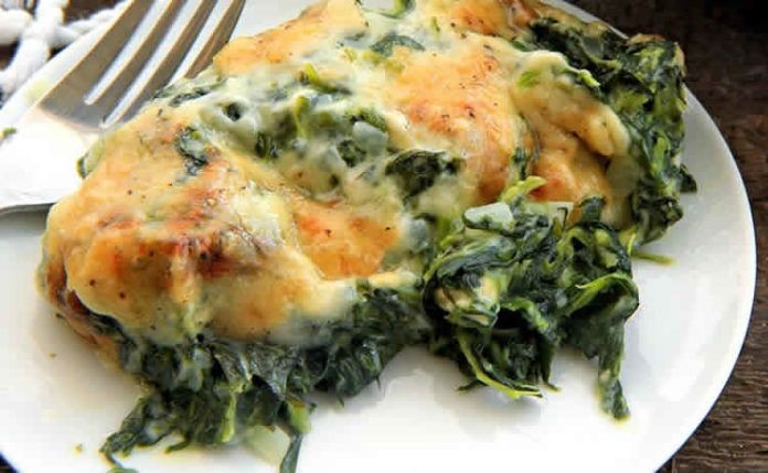 Gratin d'épinards