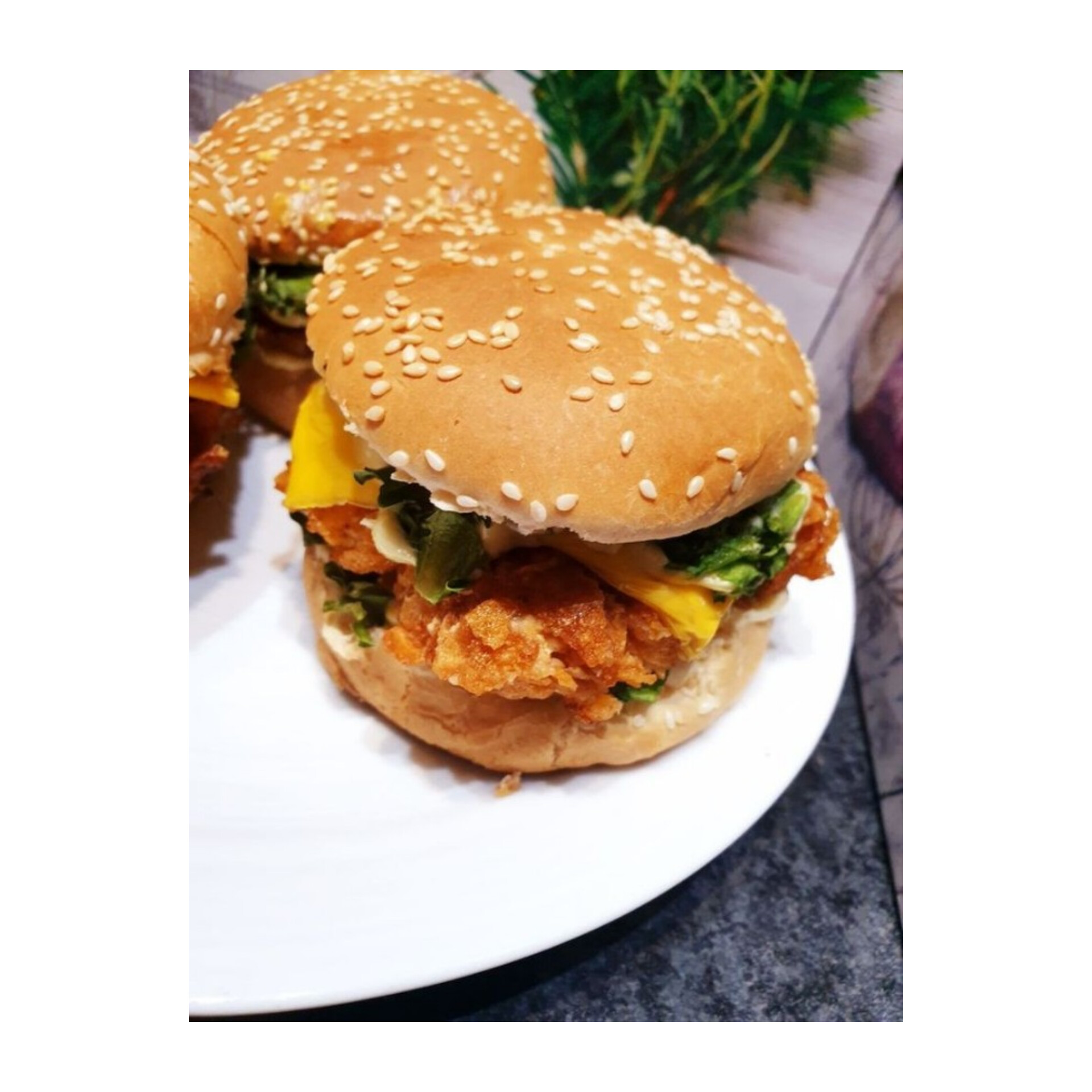 Hamburger au poulet