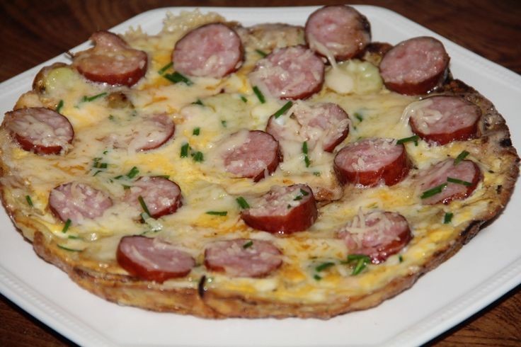 Omelette Saucisse Fumé