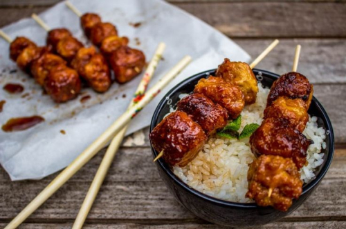 Poulet tsukune