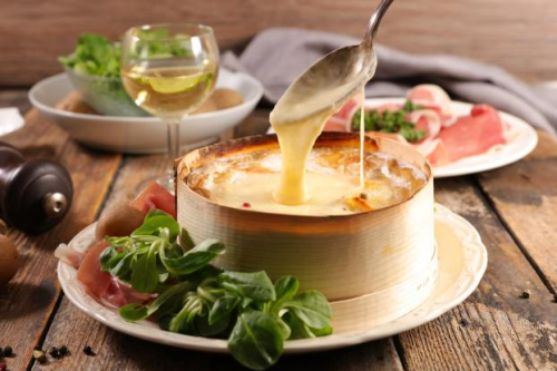 Camembert fondu a l'huile d'olive