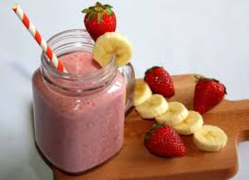 Fraise Banane 1 verre 