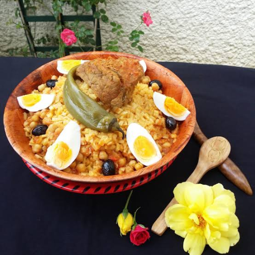 Chakhchoukha viande (viande d'agneau)