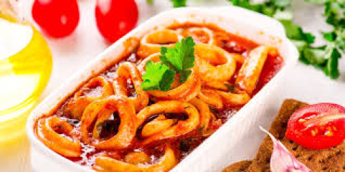 Calamar en sauce