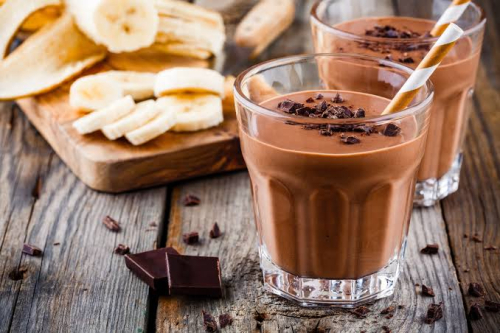 Milkshake nutella banane 