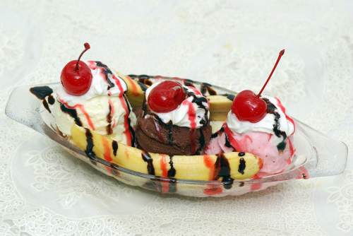 Coupe banana split