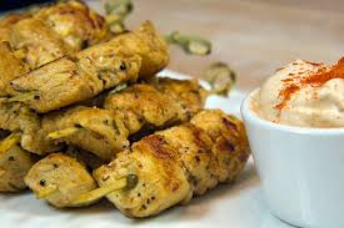 Brochettes d'escalope 