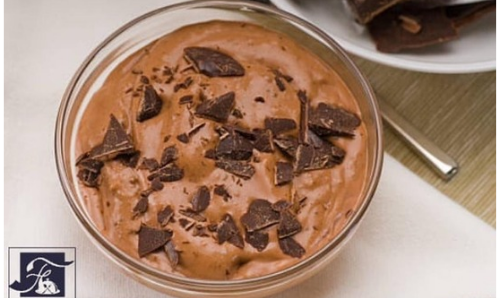 Mousse au chocolat au beurre salé