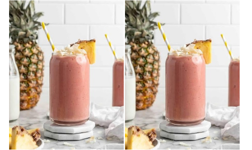 Smouthie ananas fraise