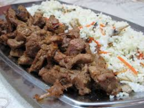 Viande Shawarma Riz Repas