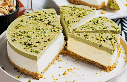 Cheesecake pistache