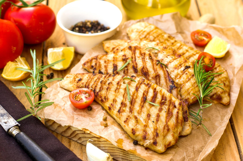 Escalope grillé