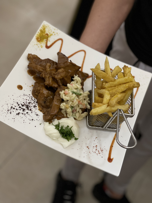 Steak a la créme