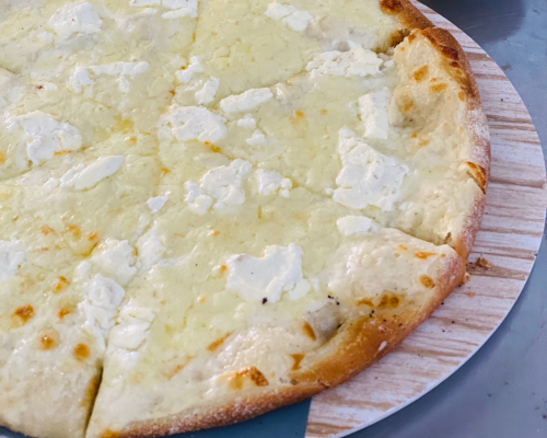 Pizza chèvre miel