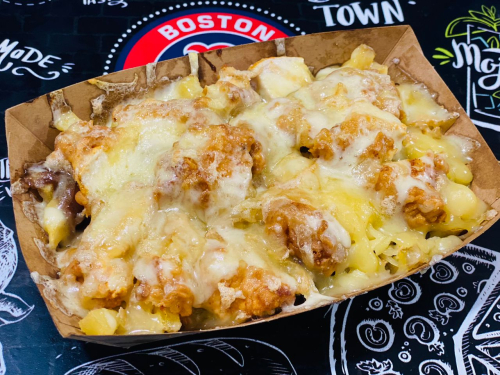 Frites crispy gratinés 