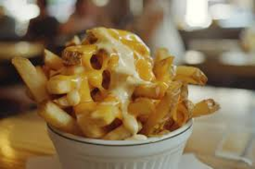 Frites sauce cheddar