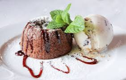 Fondant chocolat boule gelato
