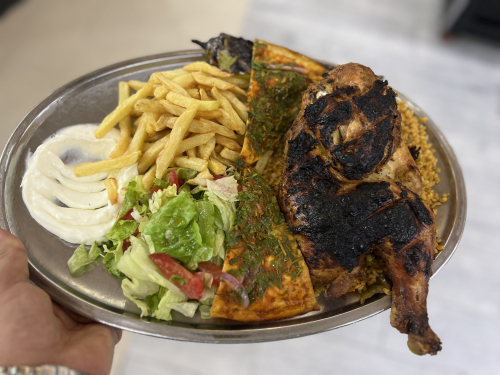 Demi Poulet grillé