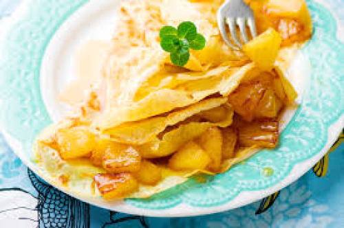 Crêpe ananas