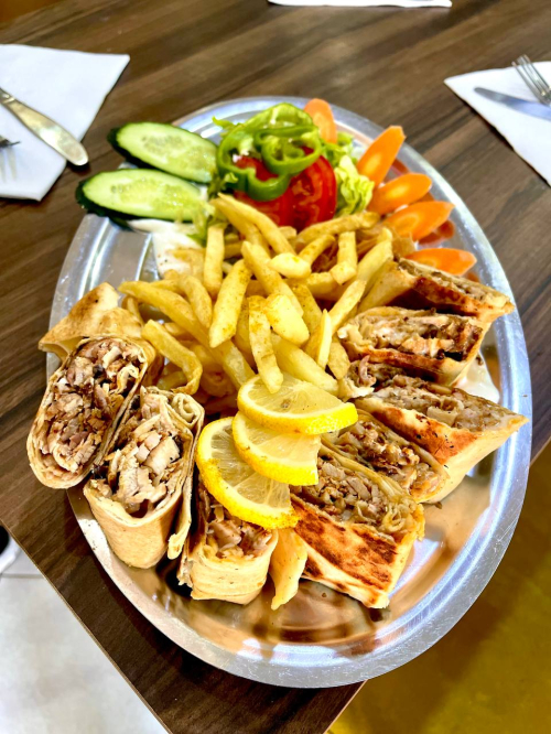 Plat Chawarma Arabic