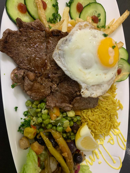 Plat steak