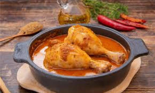 دجاج برمة - Poulet en sauce 