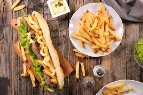 Frite pour sandwichs