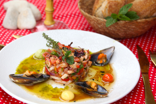 Salade aux fruits de mer 
