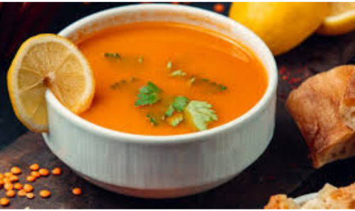 Soupe de lentille rouge